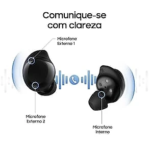Fones de Ouvido Samsung Galaxy Buds Core Intra-auricular Bluetooth Cancelamento de Ruído IA Branco