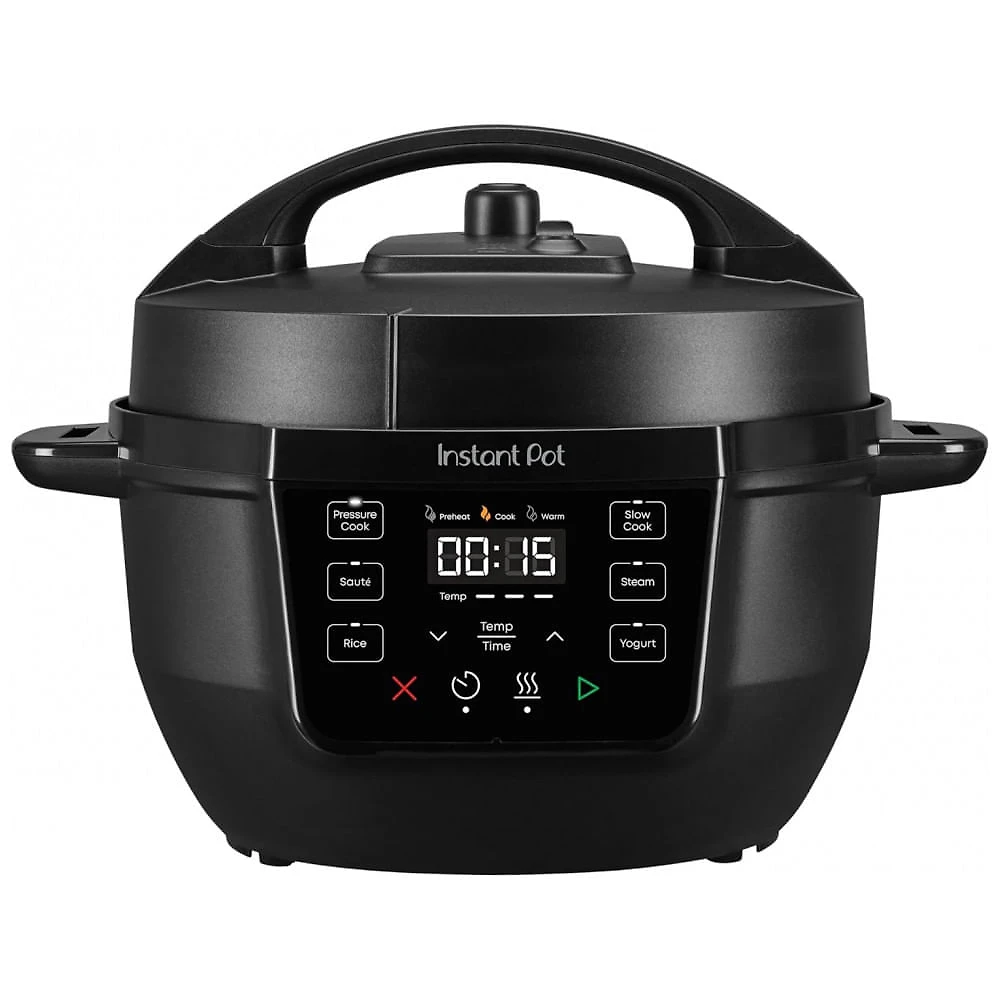 Instant Pot 4 litros RIO Mini 7 em 1 MultiCooker, Panela de Pressão, Fogão Lento, Refogue, Cozinhe a Vapor, Faz Arroz, Iogurte, Aquecedor, Preto