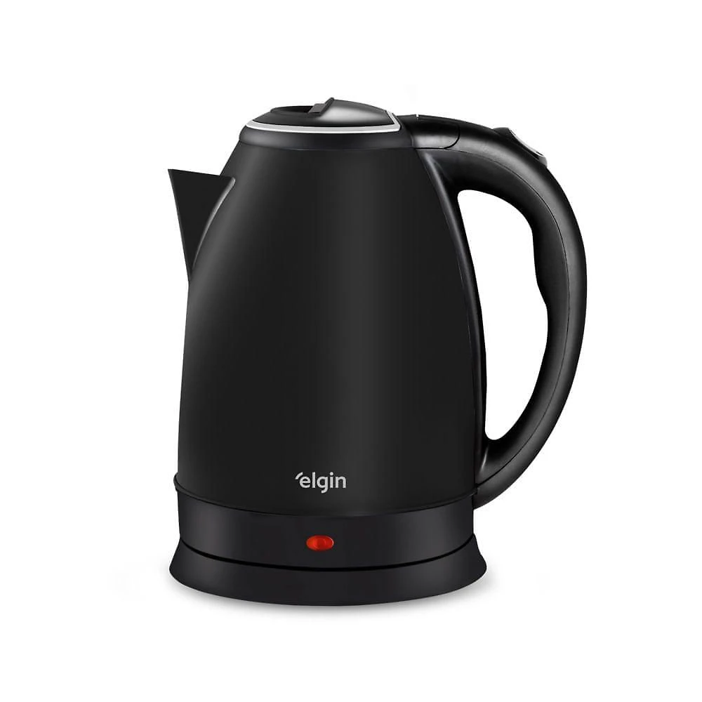 Chaleira Elétrica Elgin Inox Black 2L Jarra sem Fio 1200W 110V