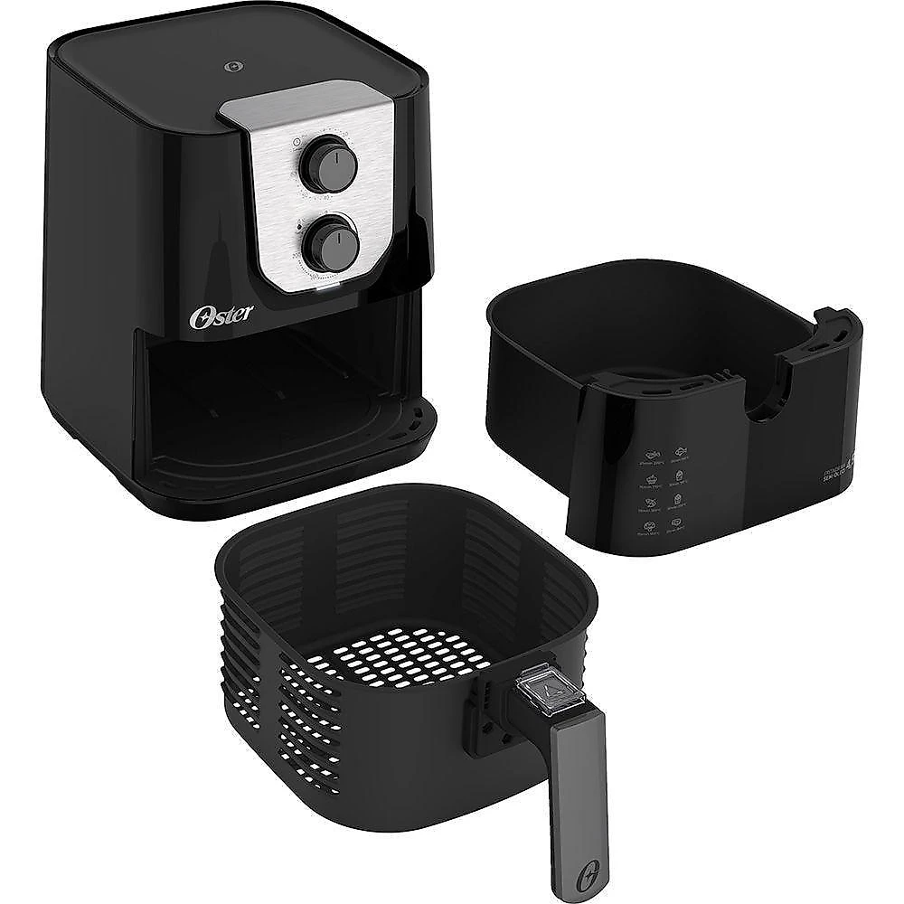 Fritadeira elétrica sem Óleo oster black perform 4,5l ofrt510 220v