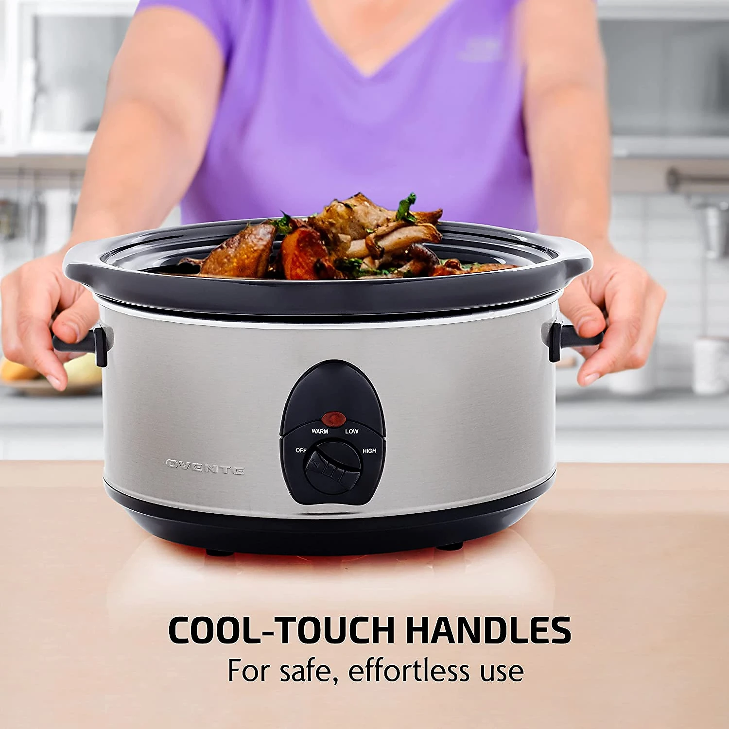 Ovente Panela Elétrica 35L Multifuncional Aço Inoxidável 20 0W110V Prata