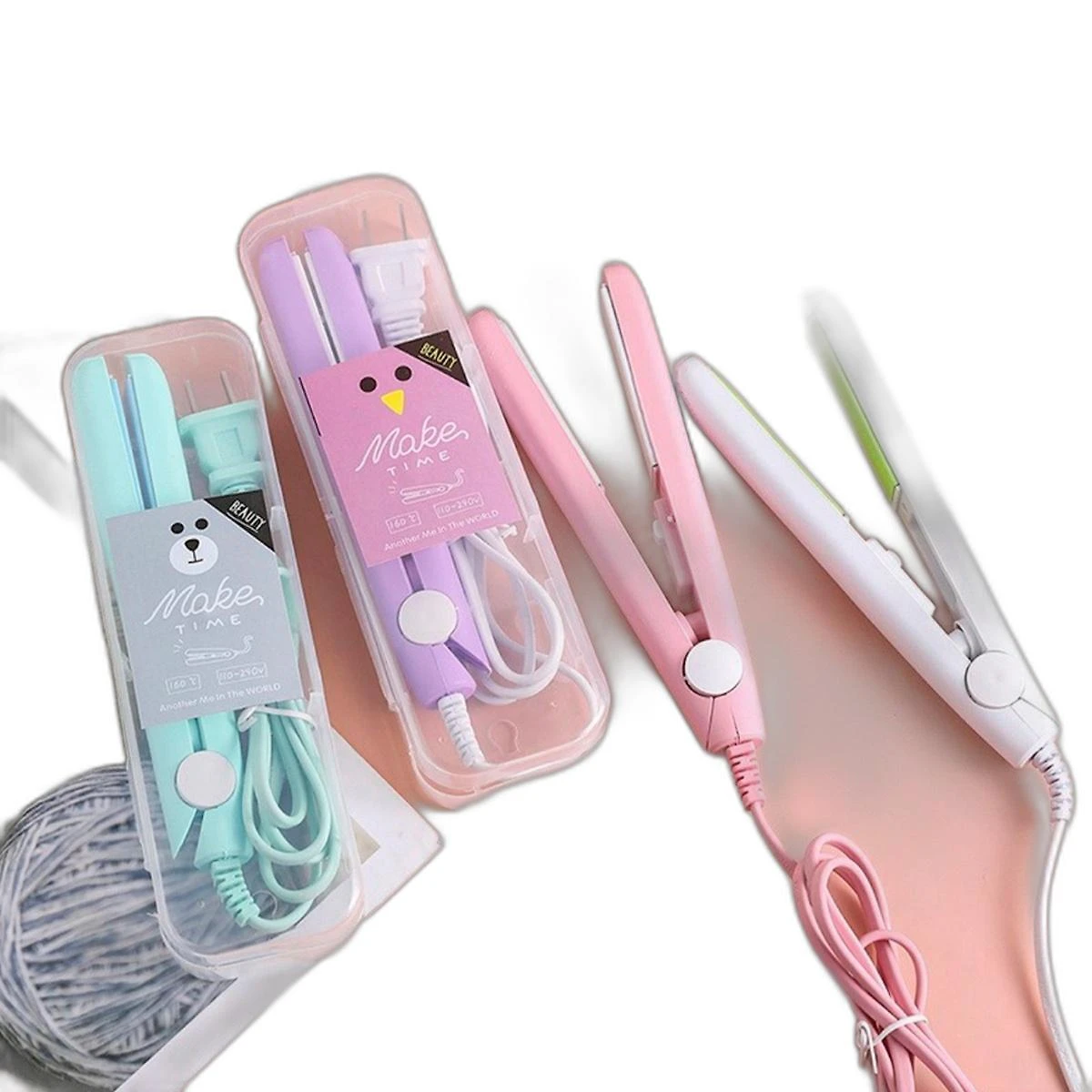 Miniatura Mini Chapinha Prancha Alisadora De Cabelo Bivolt
