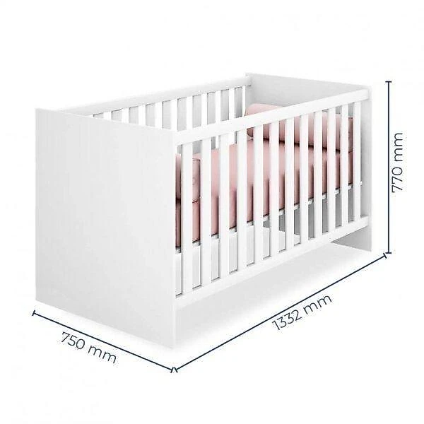 Quarto para Gêmeos com 2 Berços Mini Cama, Guarda-Roupa e Organizador Soninho Espresso Móveis Quarto para Gêmeos com 2 Berços Mini Cama, Guarda Roupa e Organizador Soninho Espresso Móveis Branco