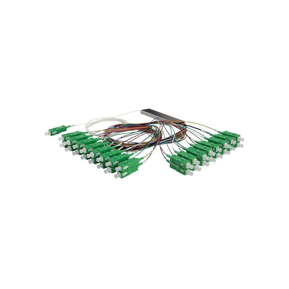 Cabo Óptico Splitter XFS 1322 PLC 1x32 SC-APC para Redes PON com Baixa Perda de Inserção Intelbras
