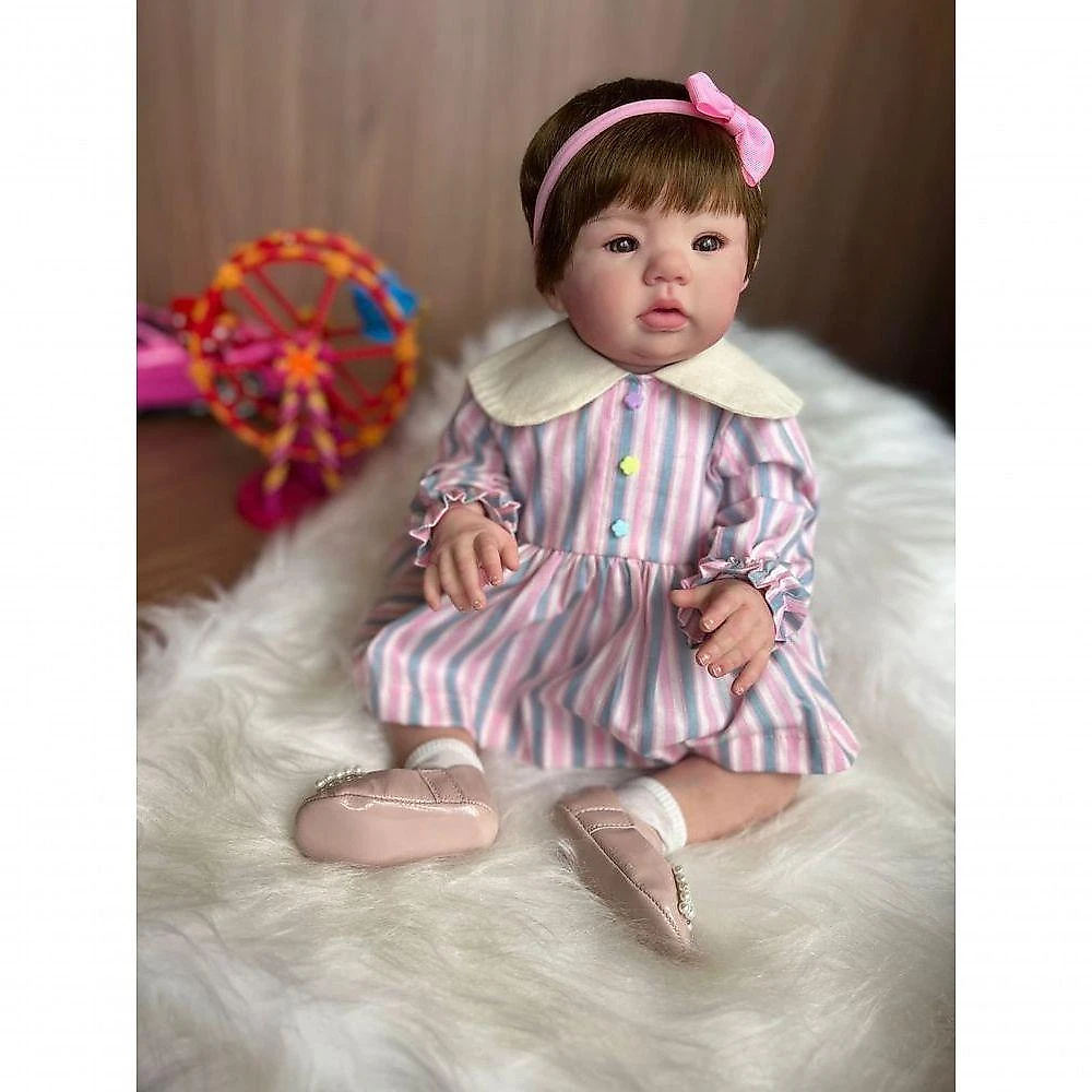 Bebê Reborn Elisa - Kit Simples Corpo Do Bebê Vinil