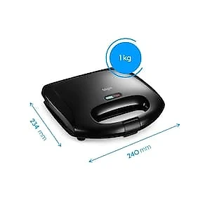 Sanduicheira Elgin SAN4X Fast Time 800W Placas Duplas Luz Indicadora e Porta-Fios 110V