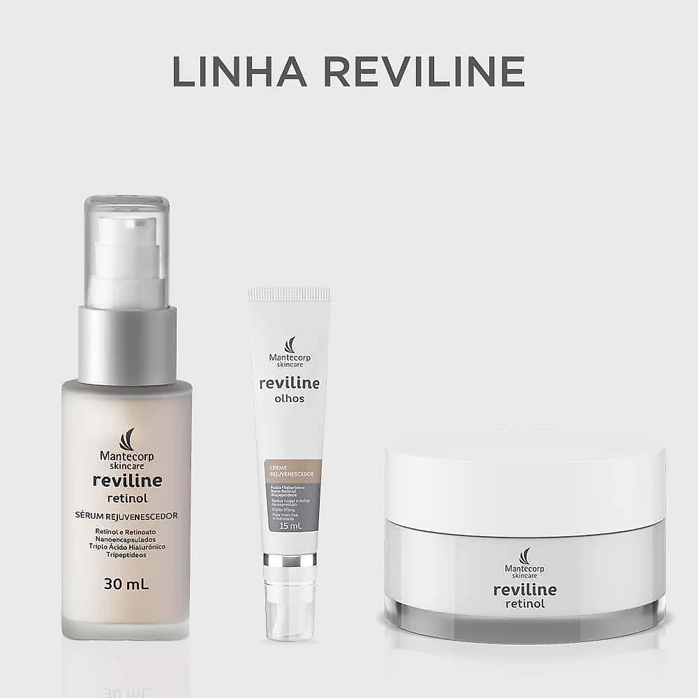 Creme anti-idade mantecorp skincare reviline olhos 15g