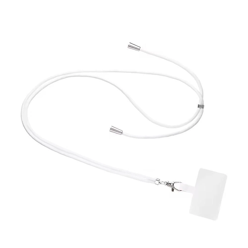 Cordão para Celular Gshield Phone Strap Flex Ajustável 1,5M Poliéster e TPU Branco 1