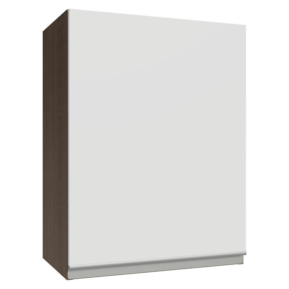 Armário aéreo 50cm 1 porta rustic/branco glamy madesa