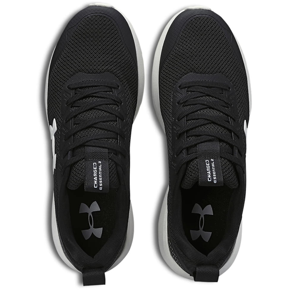 Miniatura Tênis de Corrida Unissex Under Armour Charged Essential 2 Preto - 34
