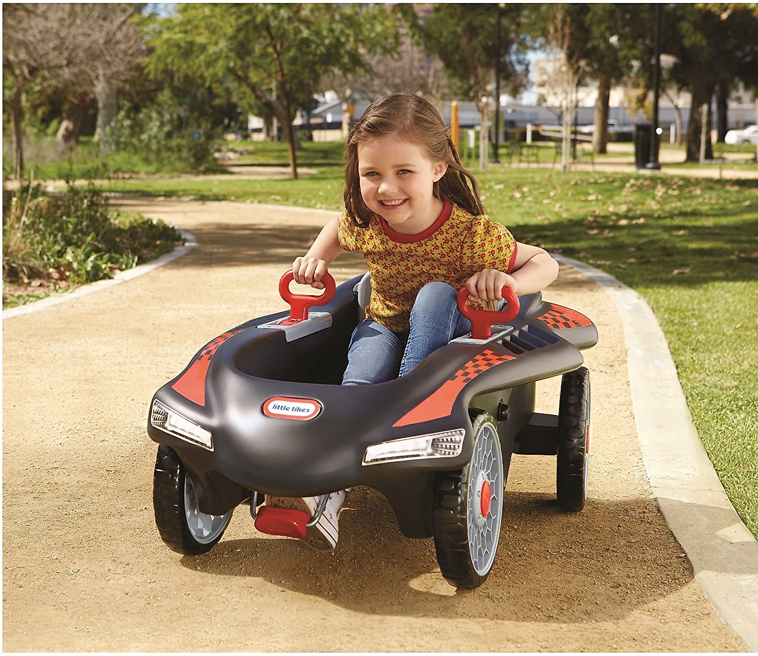 Little Tikes Quadriciclo de Passeio para Crianças de 3 a 10 Anos Preto