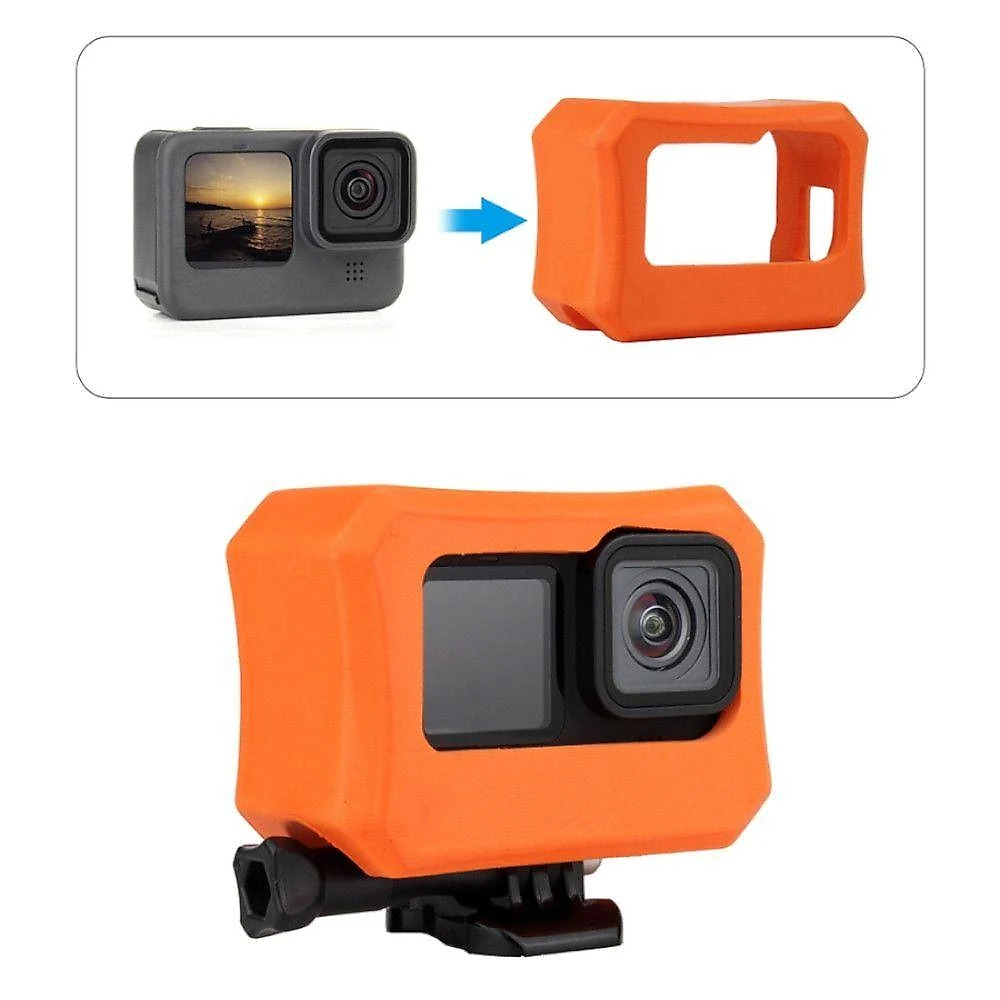 Bóia Flutuante Para Câmera Gopro Hero 9 E 10 Black