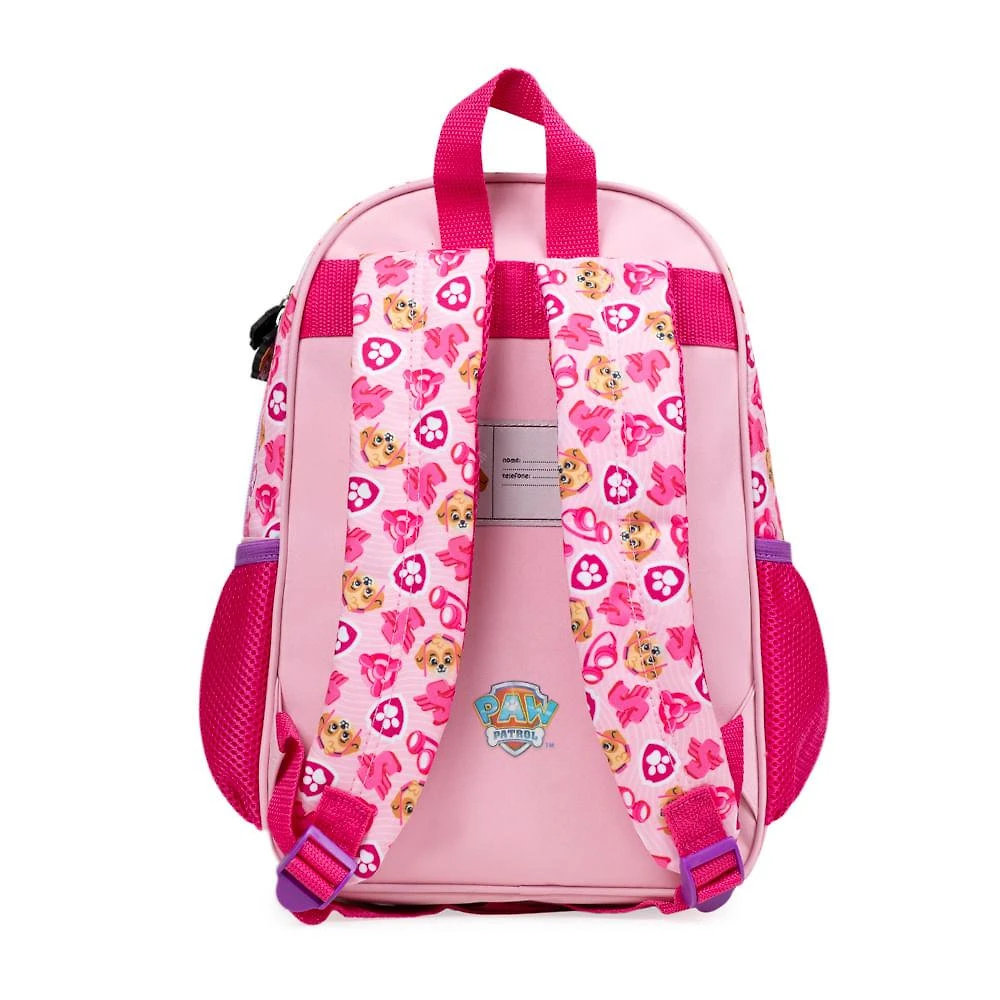 Miniatura Mochila Escolar Feminina Patrulha Canina Skye Baby Rosa Rosa