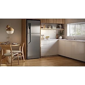 Geladeira Electrolux Frost Free TF71S Duplex Efficient com AutoSense Inox Look - 480 litros 110V