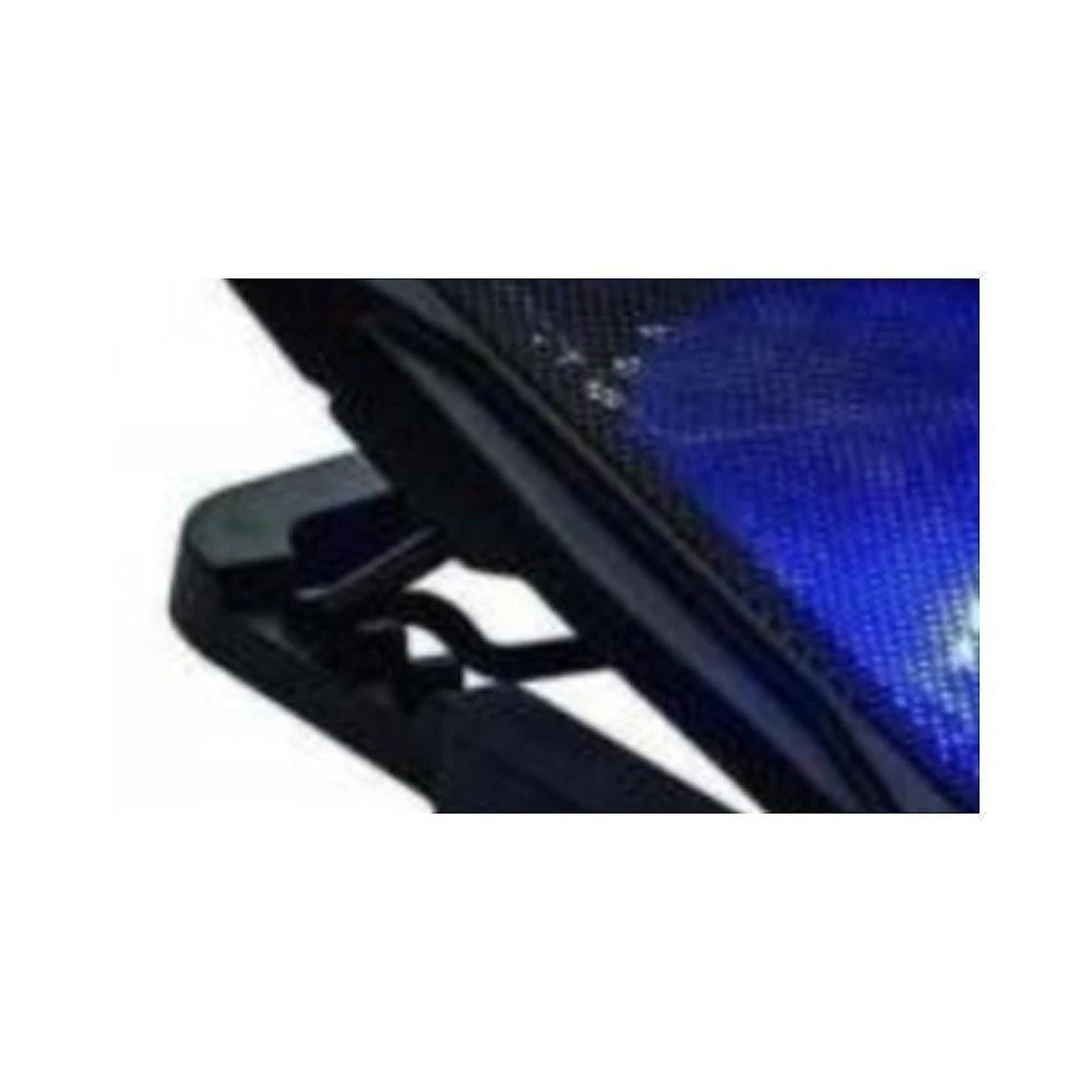 Suporte para Notebook com Cooler NBC-100BK 4 Coolers LED Azul Ajuste de Altura Display LCD Preto webcontinental-7898555213128