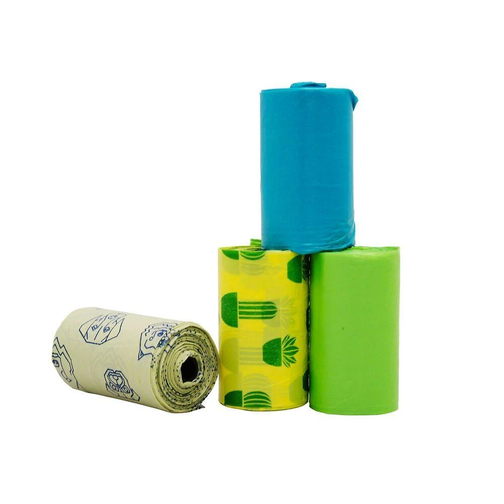 Saquinhos Ecológicos Para Coleta De Fezes Com Aroma De Talco - Kit Prático 80 Unidades