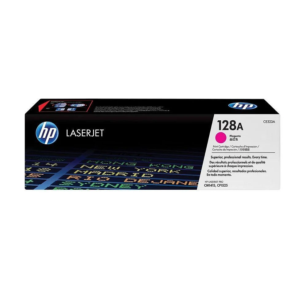 Toner 128A CE323A para Impressora Laserjet Original com 2000 Páginas Magenta HP
