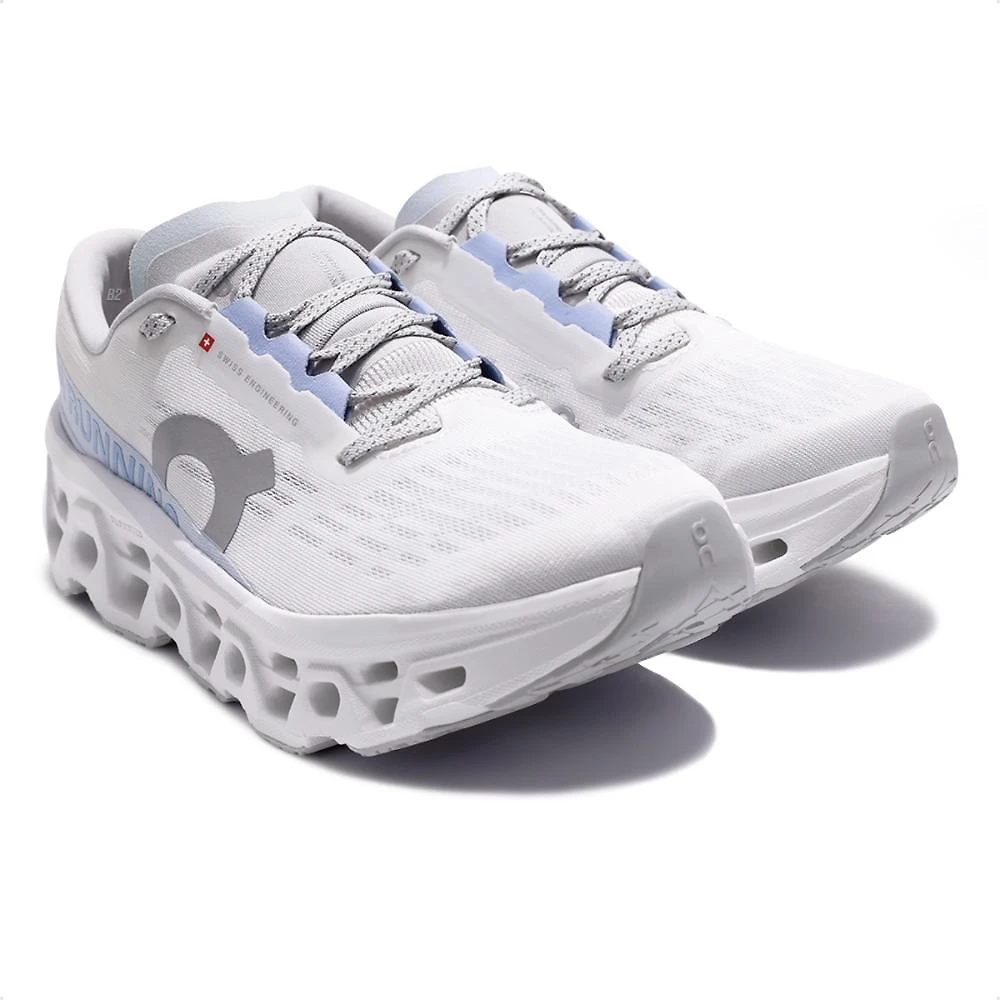Miniatura Tênis On Running Cloudmonster 3 Feminino Branco / Cinza - 34