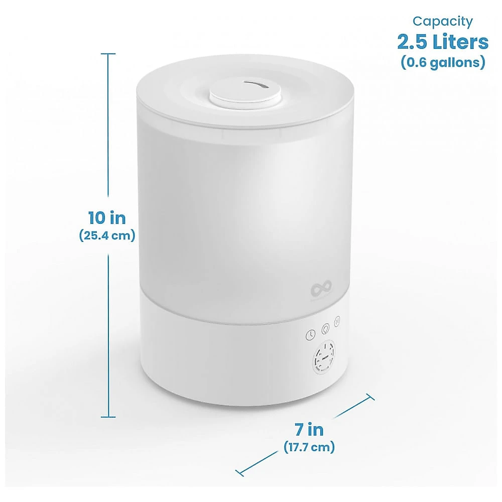 Umidificador Névoa Fria Everlasting Comfort Branco 2.5L 24V