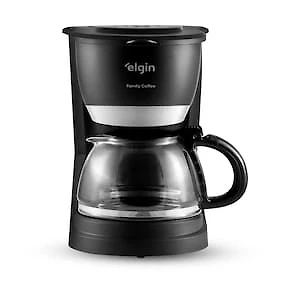 Cafeteira Elétrica Elgin CF300 Family Coffee 30 Xícaras 1,2L Jarra de Vidro Preto