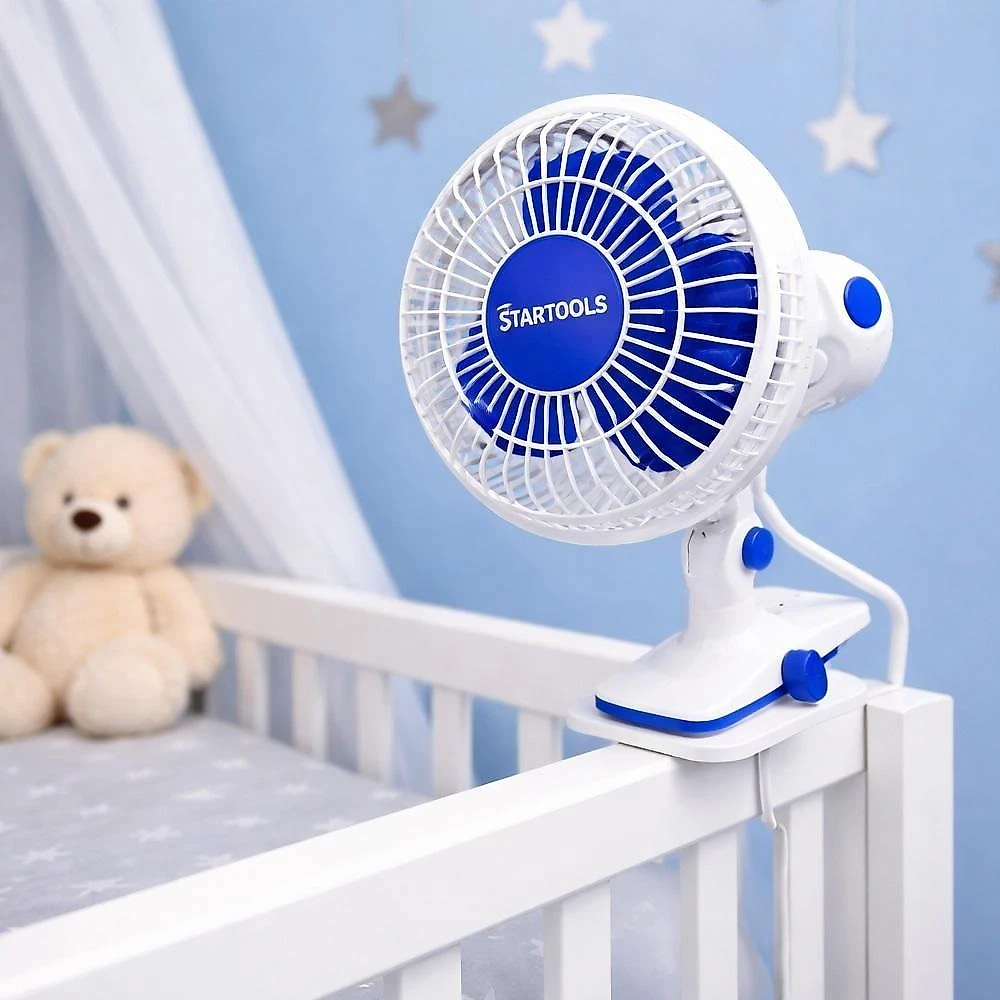 Ventilador de Mesa Portátil Utibom 25W 3 Pás 2 Velocidades Branco 110V