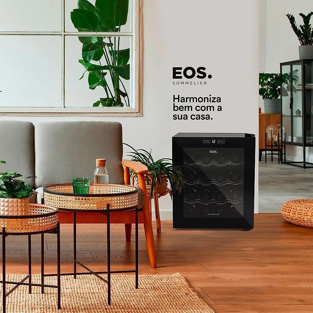 Adega Climatizada EOS 16 Garrafas Eletrônica EAE16 Bivolt