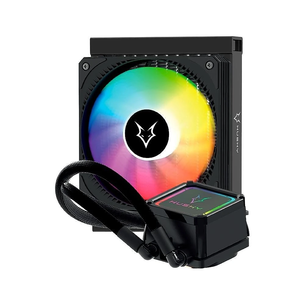 Water Cooler Husky Freezy, Iluminação ARGB, 120mm, AMD e Intel, Preto - HWT100PT