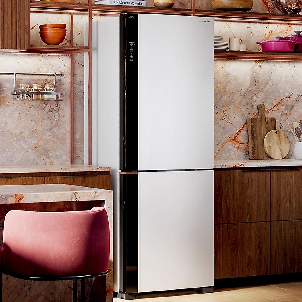 Geladeira Brastemp Frost Free Inverse B=Smart BRE66AB, 500 Litros, Branca - Bivolt