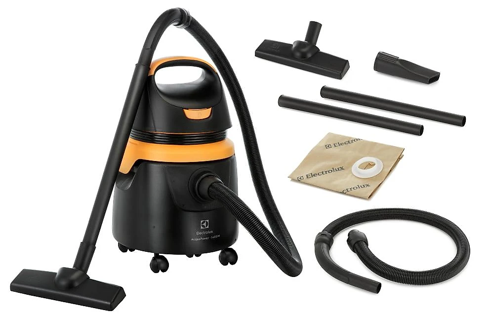 Aspirador pó e Água electrolux acqua power aqp20 1400w 10l com acessórios amarelo e preto 110