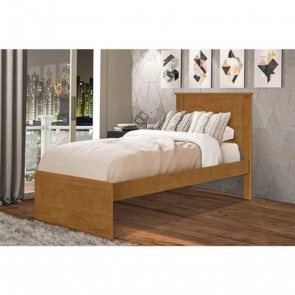 Cama Barcelona Solteiro Nature - Tebarrot
