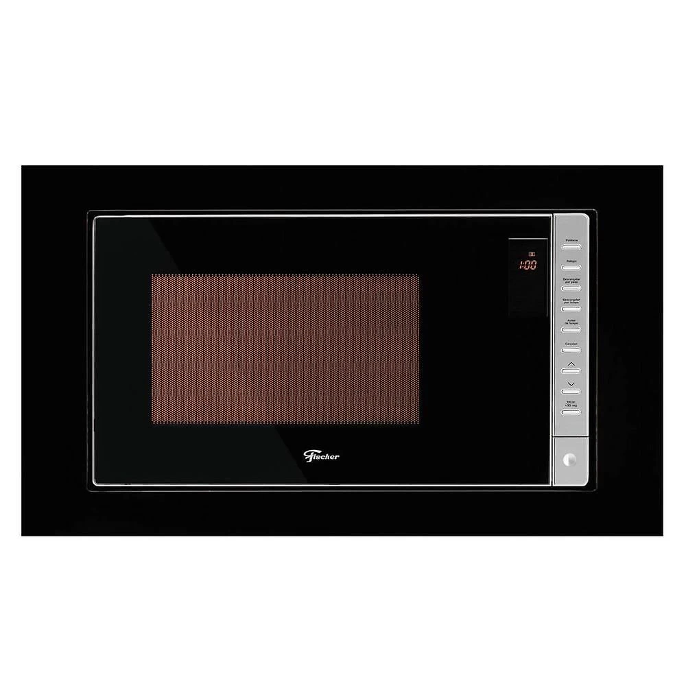 Micro-ondas Fischer Fit Line Embutir 25l Moldura Preta 220V Com Função Descongelar 34915(98444)