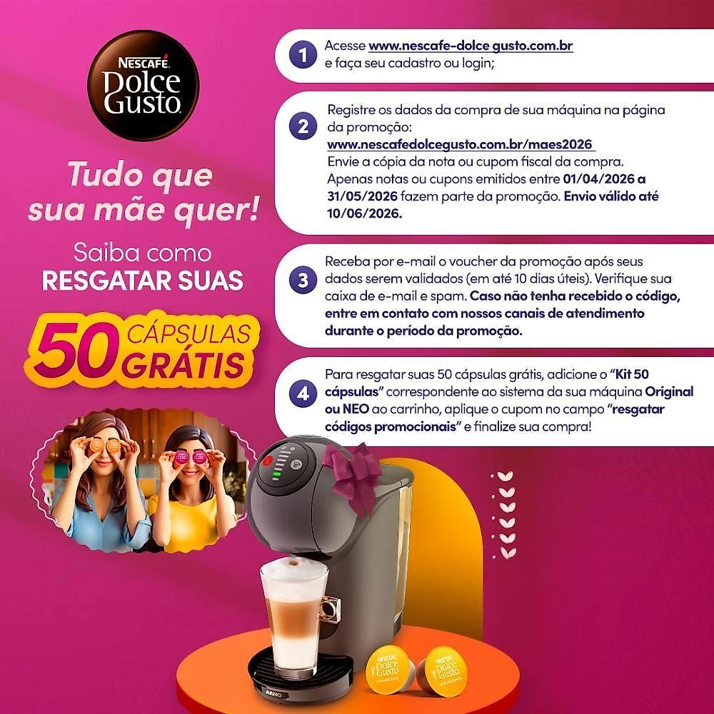 Cafeteira Nescafé Dolce Gusto Genio S Basic Grafite 110V