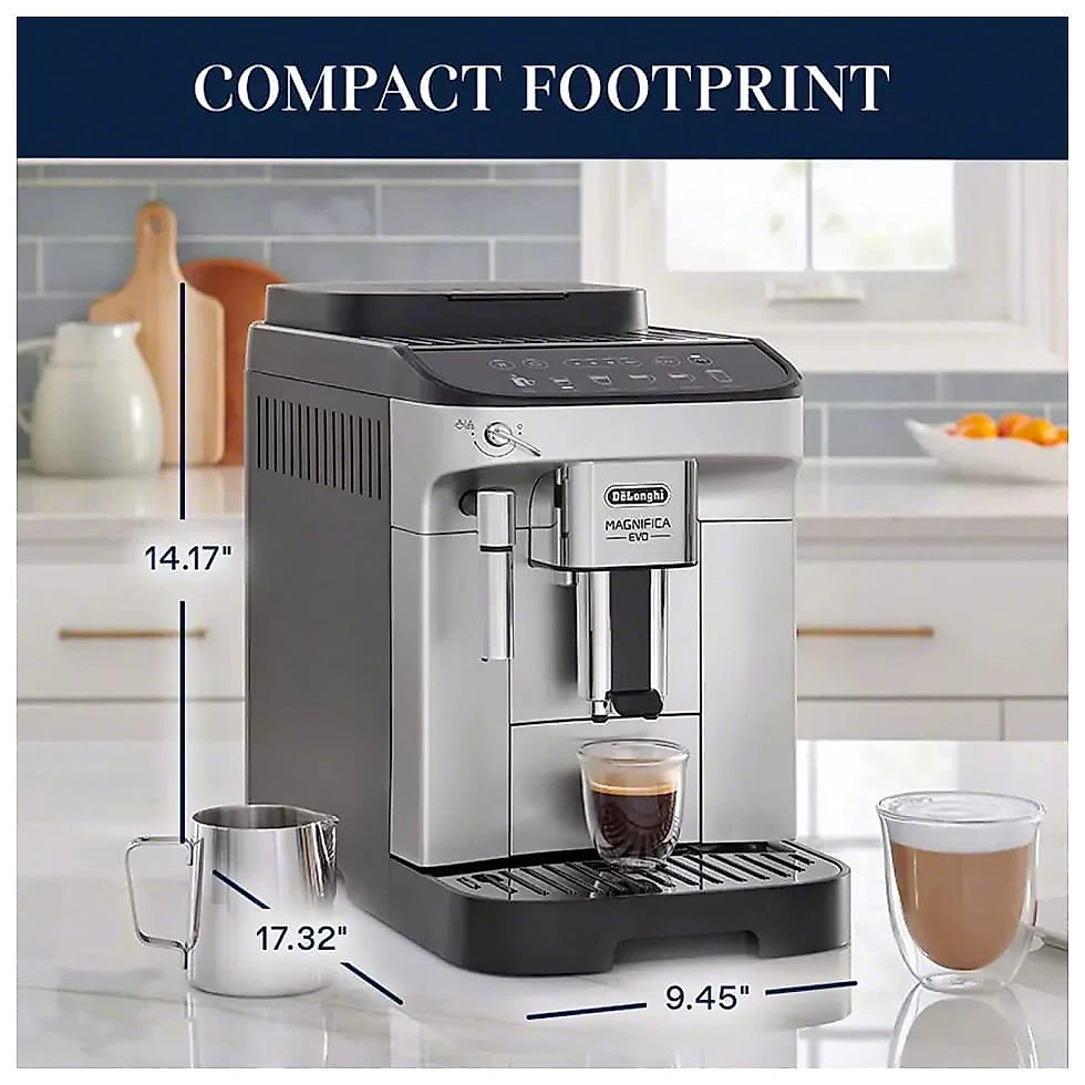 Máquina de Café Expresso DeLonghi ECAM29043SB Magnifica Evo, 110V Prata