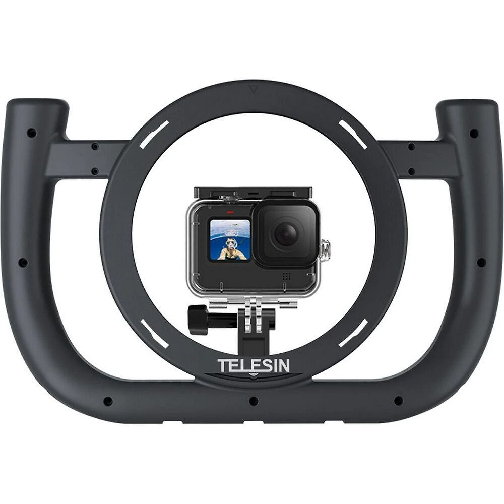 Dome com Suporte Manual para GoPro 9, 10 e 11 Black - Telesin
