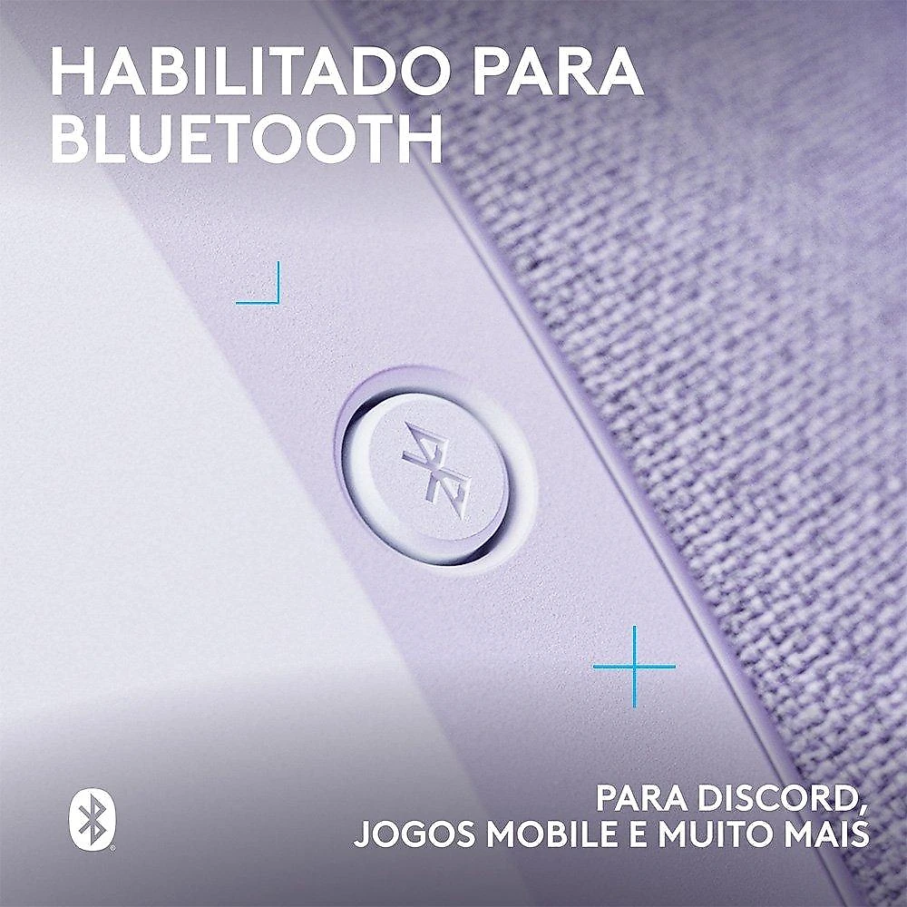 Headset Gamer Sem Fio Logitech G321 LIGHTSPEED, Bluetooth, Compatível com PC, PS4, PS5 e Nintendo Switch, Branco - 981-001568