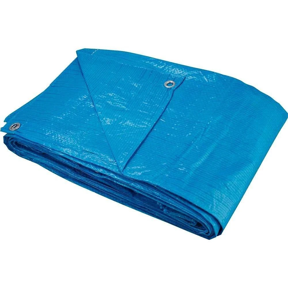 Lona de Polietileno Azul Impermeável com Proteção UV 6M X 6M 100 Micra Vonder