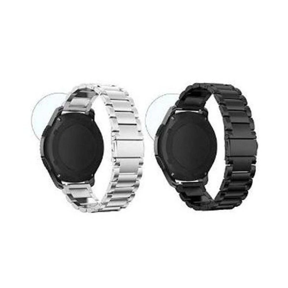 Kit Com 2 Pulseiras 22mm Compativel Com Galaxy Watch 3 45mm - Galaxy Watch 46mm - Galaxy Watch Lte 46mm - Gear S3 Fronti