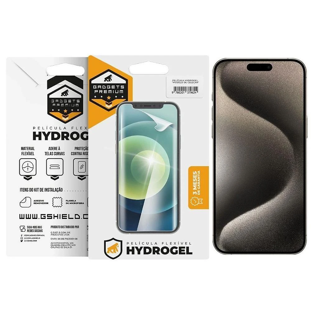 Película Para Iphone 15 Pro - Hydrogel Gamer Fosca - Gshield
