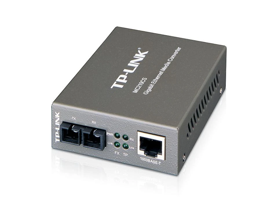 Conversor midia gigabit smb fibra tp-link mc210cs
