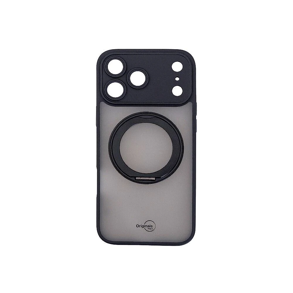 Capa iPhone 17 Pro Stand Com Proteção de Câmera Originais iPlace, Preto 