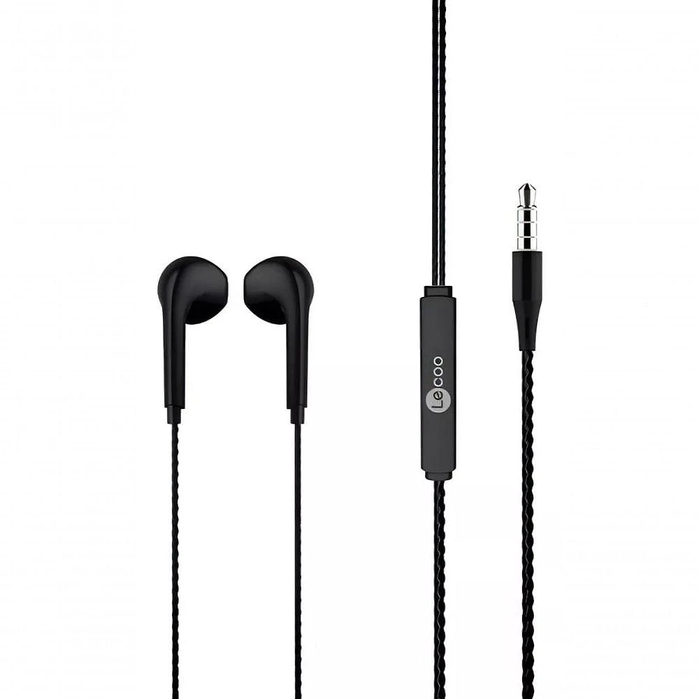 Fone de Ouvido Intra Auricular Lecoo EH104 com Microfone para Chamadas e Ouvir Música