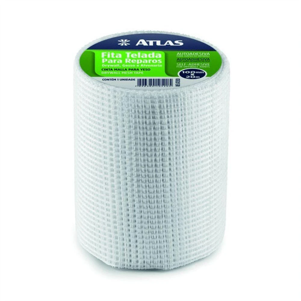 Fita Telada Auto Adesiva Para Gesso -100mm X 20mt Atlas