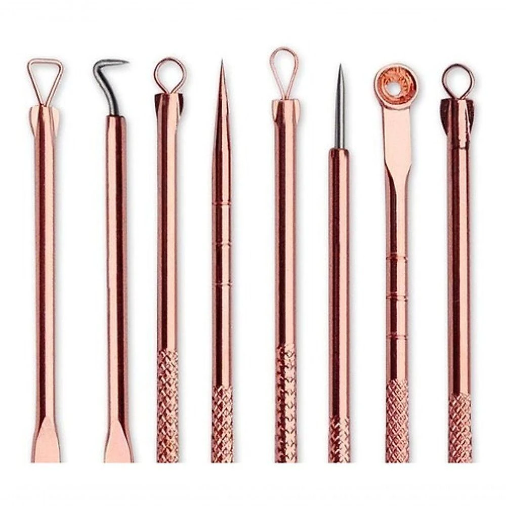 Kit C/4 Extrator Tira Acne Cravos Espinha Limpeza Pele
