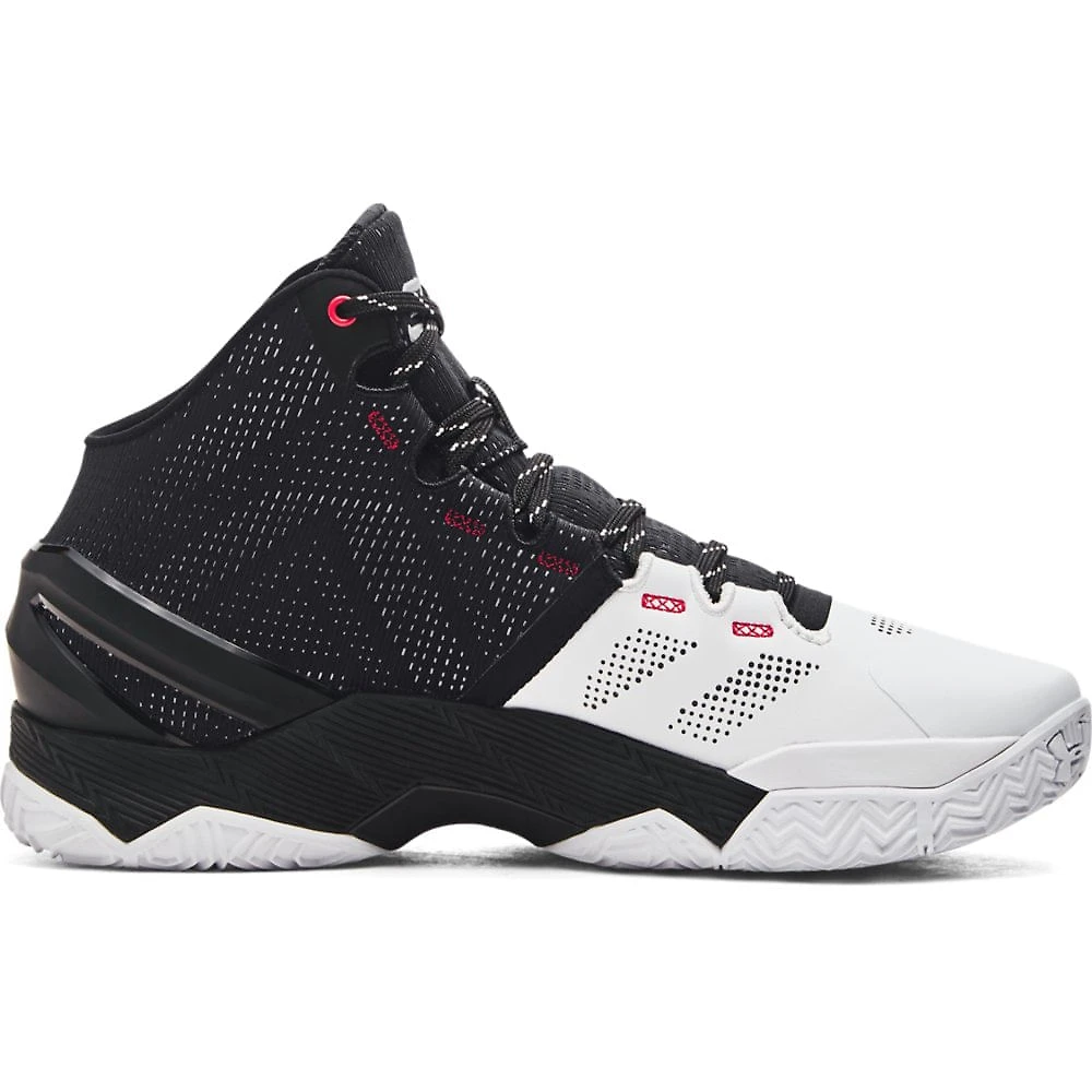 Miniatura Tênis de Basquete Under Armour Curry 2 Retrô 38 Branco