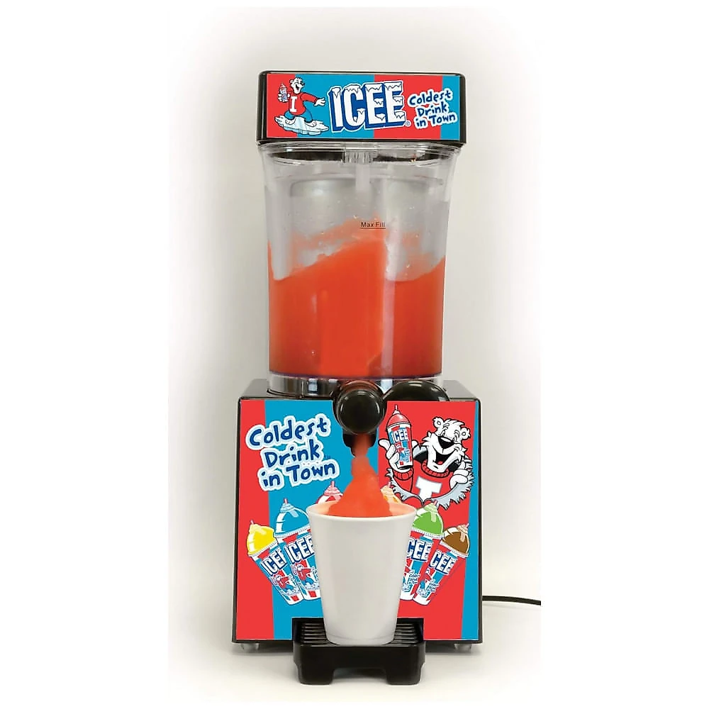 ICEE Máquina de Raspadinha Elétrica Tradicional 1L de Capacidade, 110v, ISCREAM 770 029, Vermelho