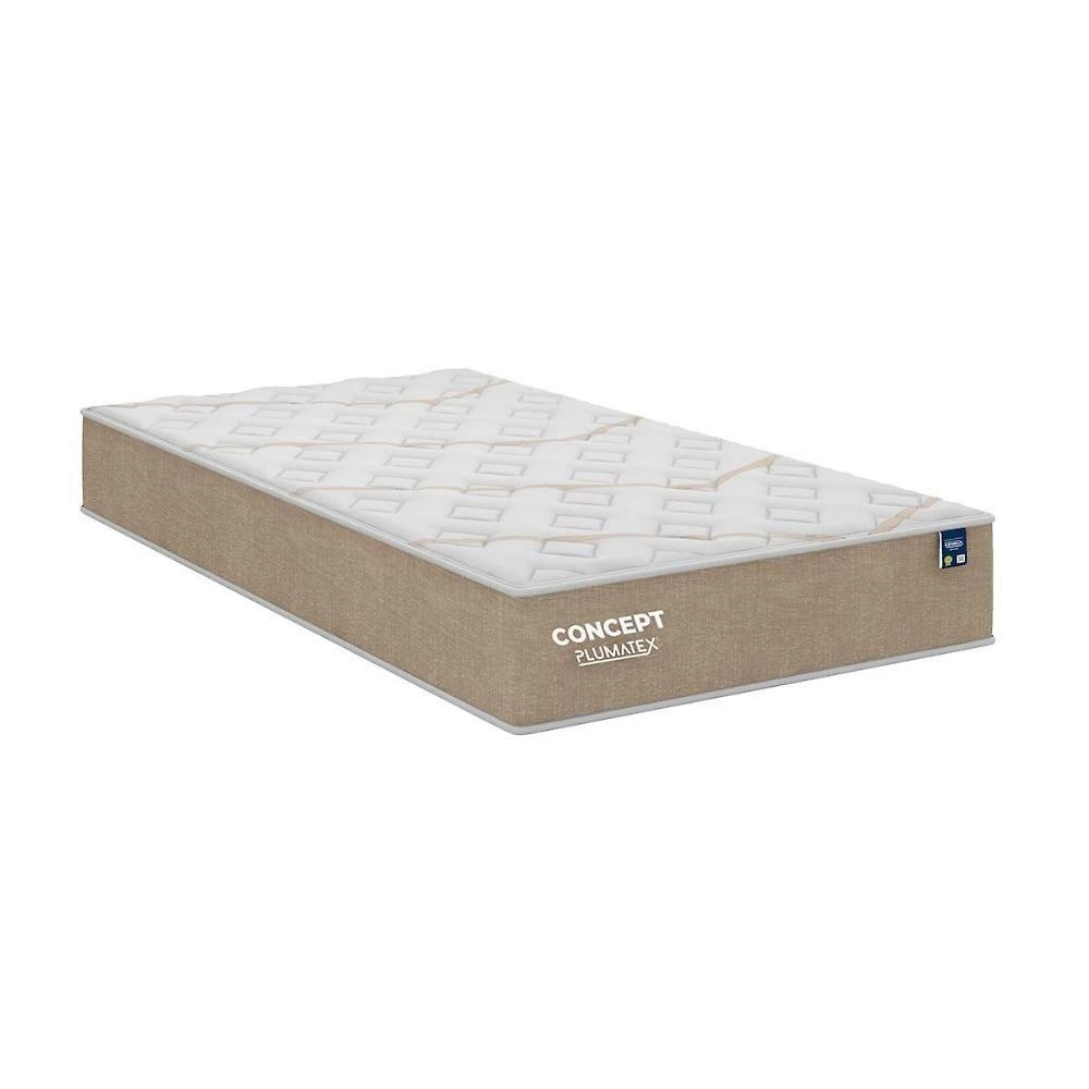 Colchão Solteiro Molas Ensacadas Masterpocket Concept Clean D28 Pillow Top 88x188x25cm Branco