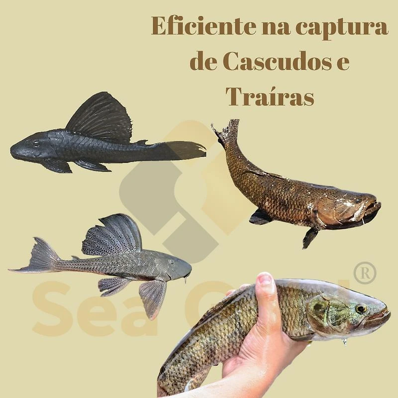 Miniatura Rede Pesca Malha 5 X 5Cm ( 50Mm ) Fio 0.30 20 Metros