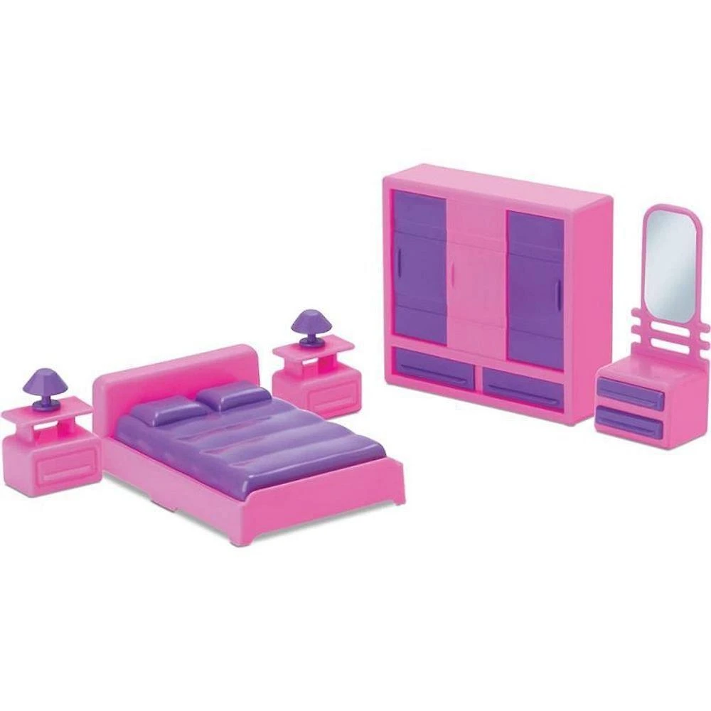Casinha de Boneca Judy Home com Acessórios de Quarto Samba Toys