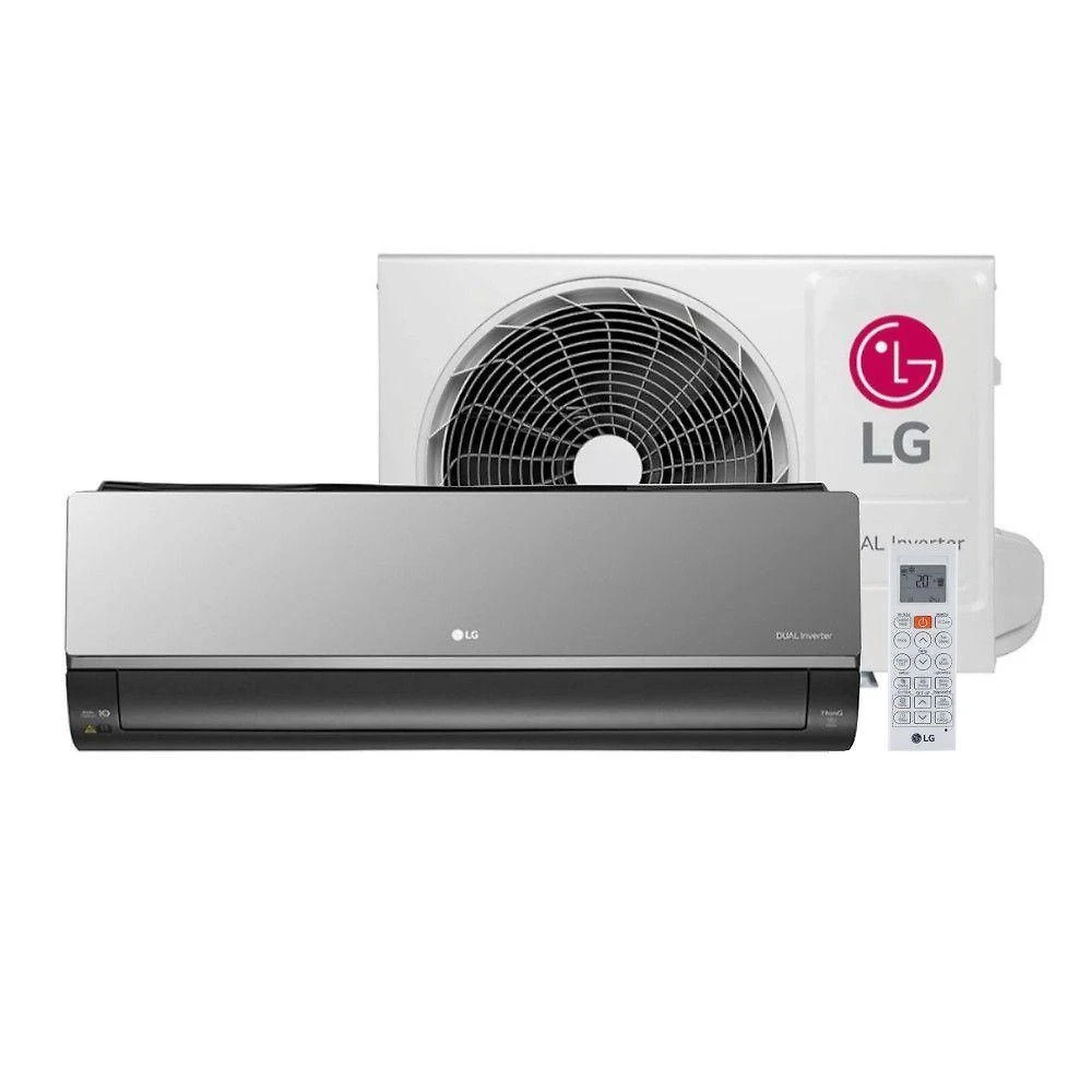 Ar Condicionado LG Dual Inverter Voice +AI Artcool UV Nano 12.000 BTUs Quente/Frio 220V