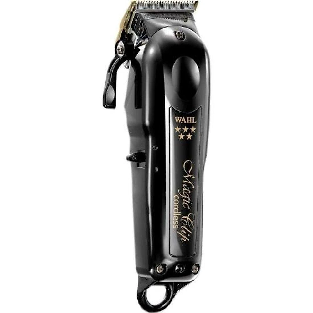Máquina de Corte de Cabelo Magic Clip Cordless Black para Uso Profissional Bateria de Íons de Lítio